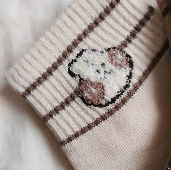 عکس-جوراب بچگانه نخ پنبه