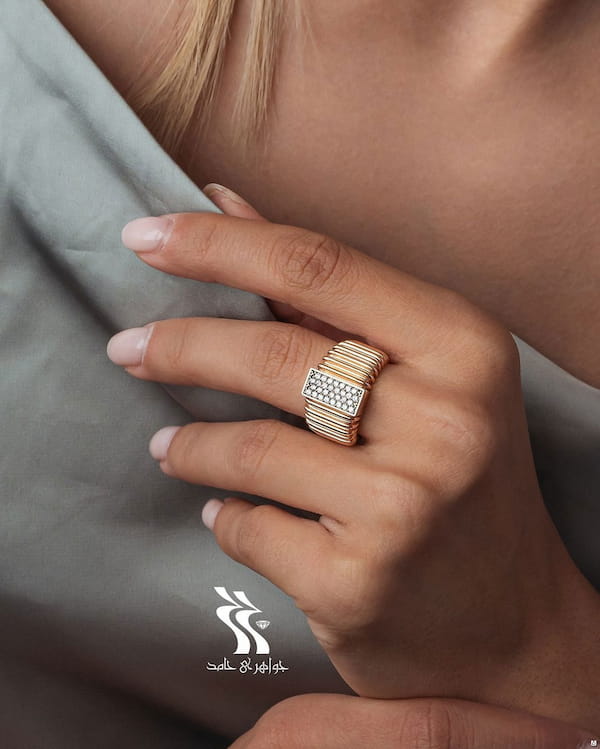 عکس-انگشتر زنانه طلا الماس