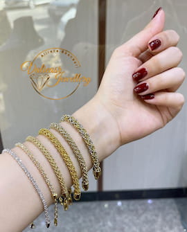 دستبند زنانه طلا اصالت