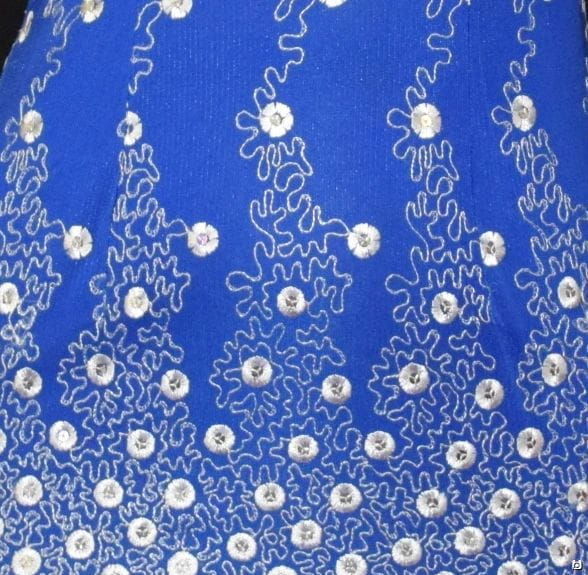 عکس-پیراهن استردار زنانه آبی