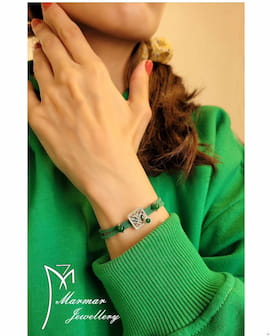دستبند زنانه اشبالت سبز
