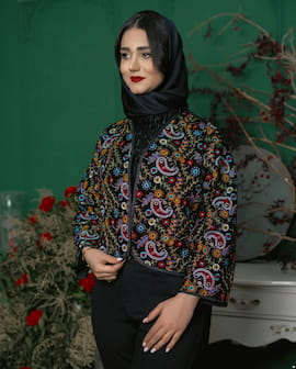 کت زنانه مخمل