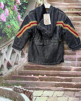 کت دخترانه جین تک رنگ