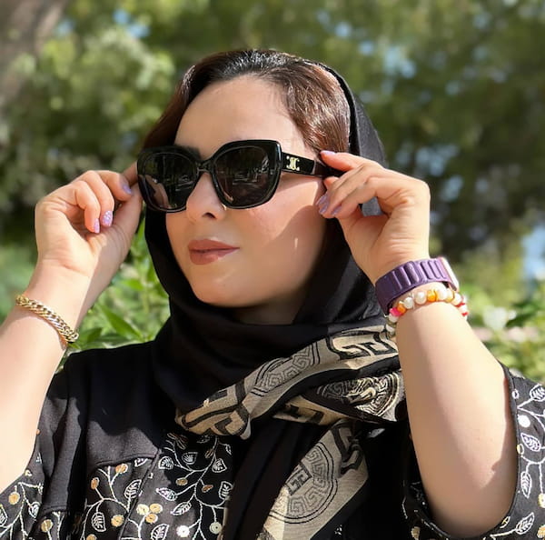 عکس-عینک زنانه استات مشکی