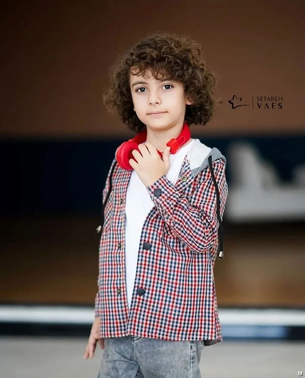 عکس-پیراهن کلاهدار پسرانه کشمیر