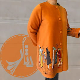 لباس مجلسی پاییزه زنانه نارنجی