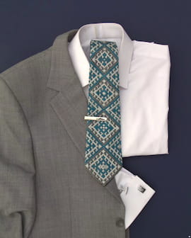 کراوات مردانه آبی