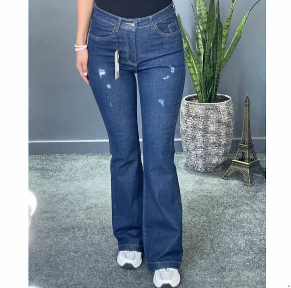 عکس-شلوار جین زنانه دمپا