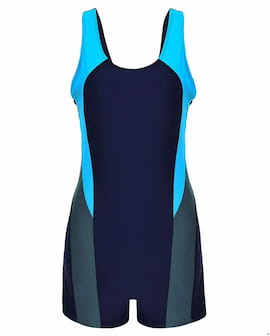 لباس شنا زنانه پلی استر تک رنگ