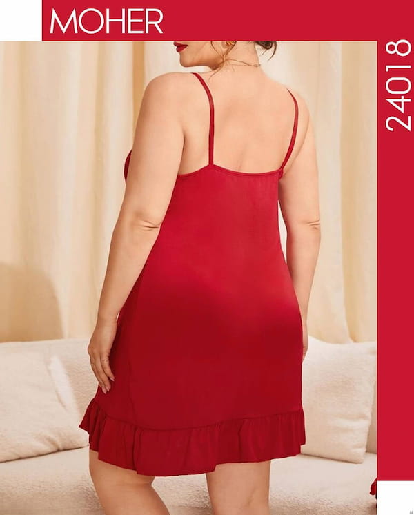 عکس-لباس خواب زنانه جودون قرمز