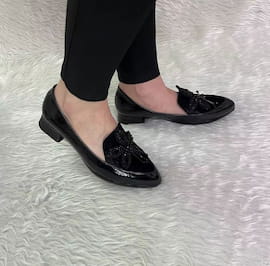 کفش روزمره مجلسی زنانه ورنی