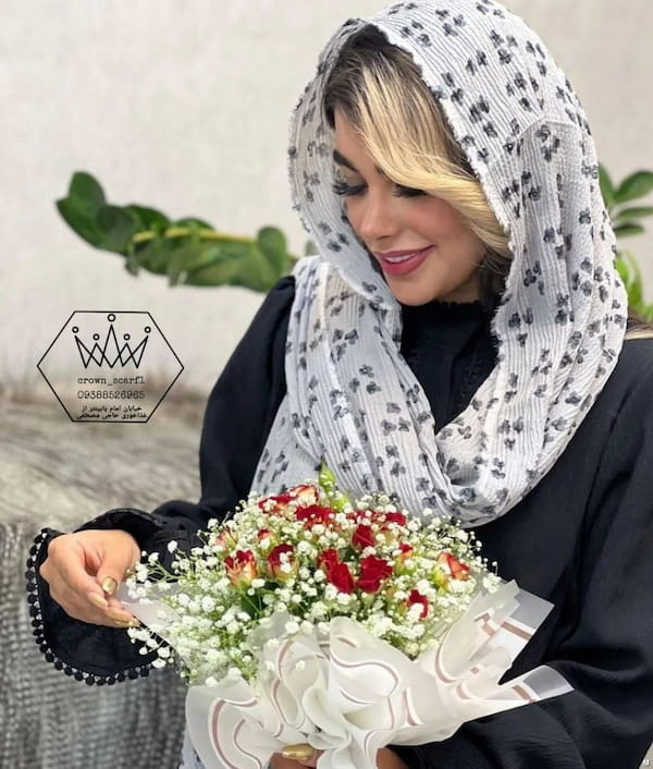 عکس-شال زنانه نخی