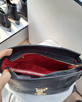 کیف زنانه چرم طبیعی قرمز