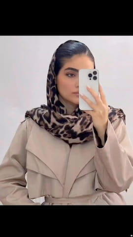 روسری زنانه آبی