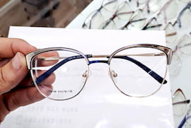 عینک طبی زنانه فلزی