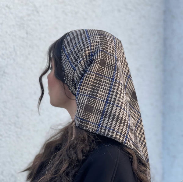 عکس-مینی اسکارف زنانه پشمی