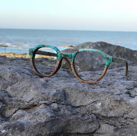 عینک افتابی زنانه چوب