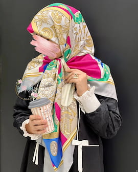 روسری زنانه ژاکارد