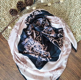 روسری زنانه کشمیر تک رنگ
