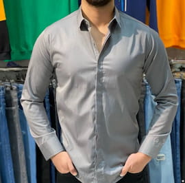 پیراهن آستین بلند مردانه ساتن