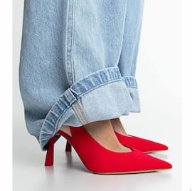 کفش دخترانه پاشنه بلند استرادیواریوس قرمز