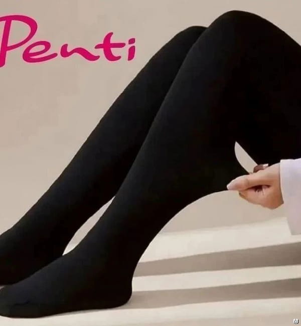 عکس-جوراب شلواری پاییزه زنانه پلی استر مشکی