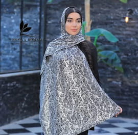 شال زنانه ابریشم