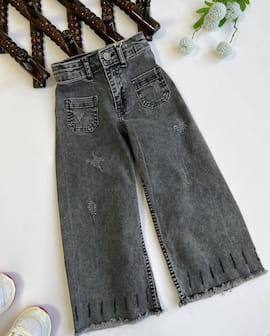 شلوار جین بچگانه زغالی