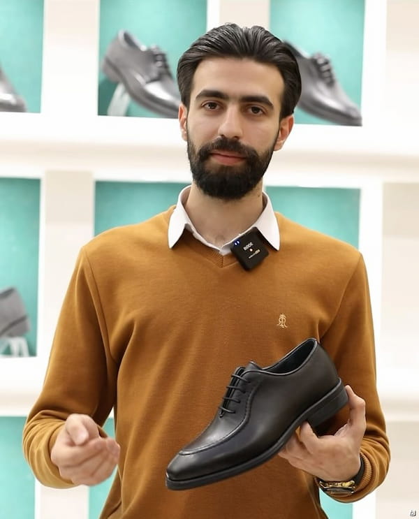 عکس-کفش رسمی مجلسی مردانه چرم طبیعی گاوی مشکی