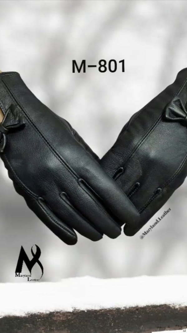 عکس-دستکش مردانه چرم طبیعی