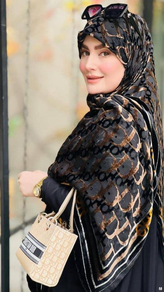 عکس-کیف زنانه مخمل شنل مشکی