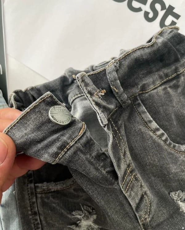 عکس-شلوار جین بچگانه زغالی