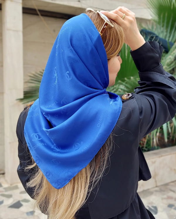 عکس-روسری زنانه ابریشم