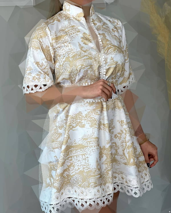 عکس-لباس مجلسی زنانه ژاکارد تک رنگ