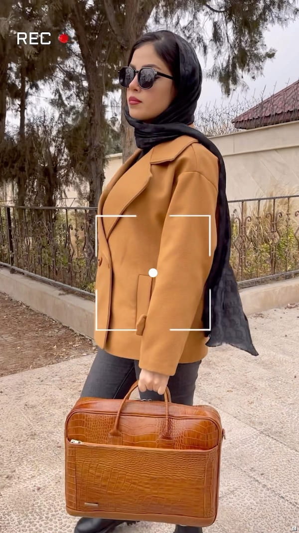 عکس-کیف زنانه چرم طبیعی