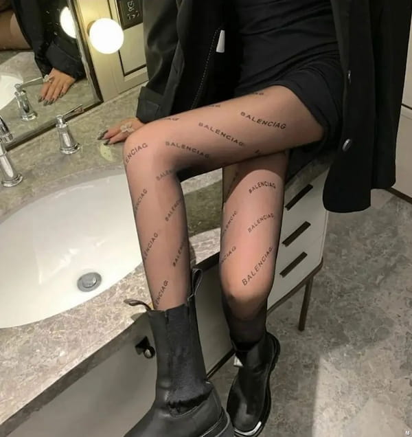 عکس-جوراب شلواری زنانه شیشه گوچی