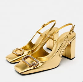 کفش زنانه زارا طلایی