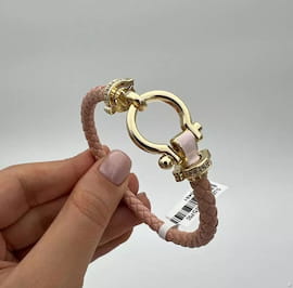 دستبند زنانه آبکاری طلا امگا