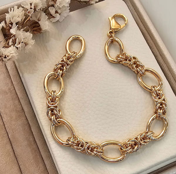 عکس-دستبند زنانه طلا طلایی
