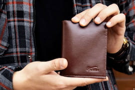 کیف پول مردانه چرم طبیعی