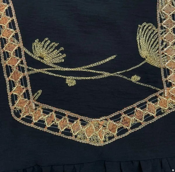 عکس-پیراهن زنانه ابر و بادی مشکی
