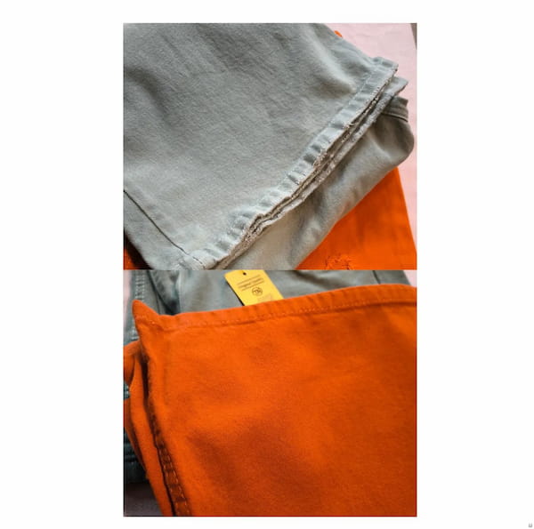 عکس-شلوار جین زنانه دمپا نارنجی