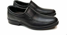 کفش روزمره طبی مردانه چرم طبیعی مشکی
