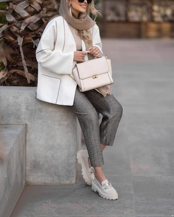 عکس-ست پوشاک کژوال زنانه سفید
