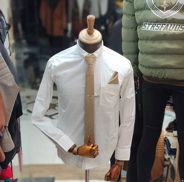 عکس-پیراهن آستین بلند مردانه نخ پنبه