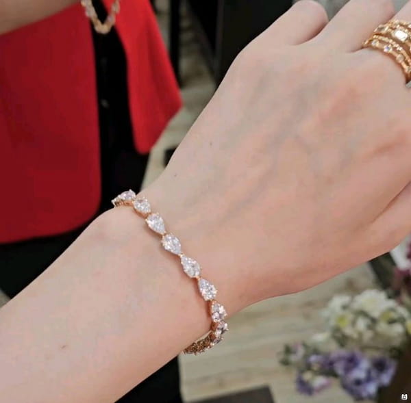 عکس-دستبند زنانه طلا طلایی