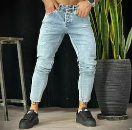 شلوار جین مردانه طلایی