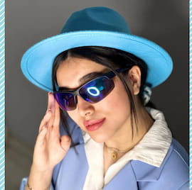 عینک افتابی زنانه مشکی