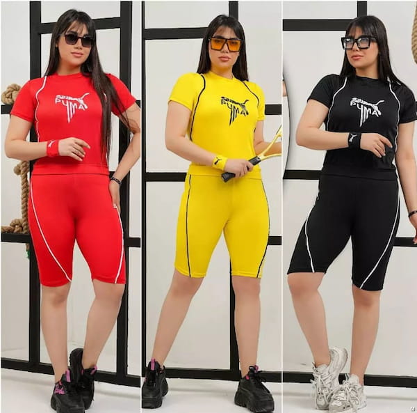 عکس-ست لباس ورزشی زنانه فلامنت پوما