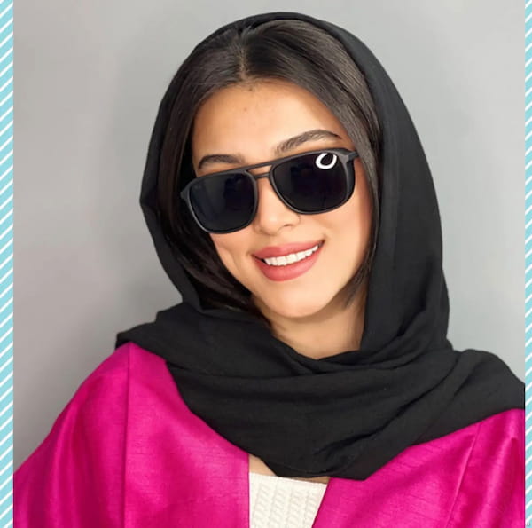 عکس-عینک افتابی زنانه مشکی